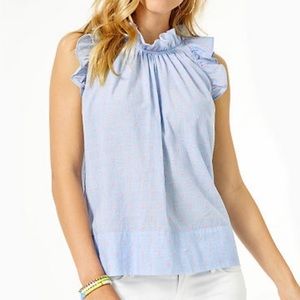 Lilly Pulitzer Kirstin Ruffle Top
